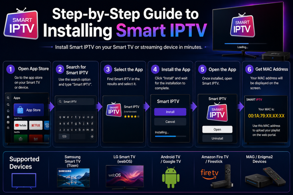 Smart IPTV Setup Guide (2026): Installation, Playlist & Troubleshooting Step-by-Step Guide to Installing Smart IPTV