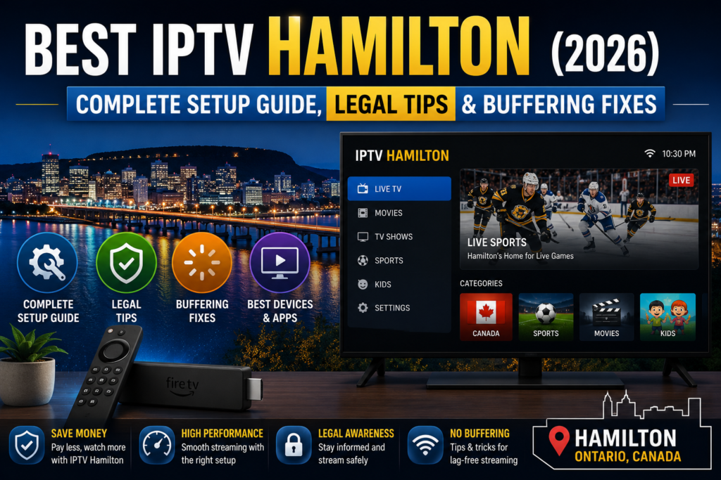 Best IPTV Hamilton (2026) Complete Setup Guide, Legal Tips & Buffering Fixes
