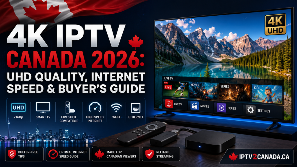 4k iptv canada 2026 uhd quality, internet speed & buyer’s guide